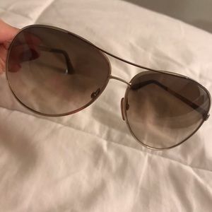 Authentic Tom Ford Brown Aviators